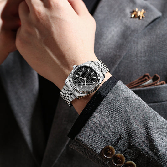 Business Calendar Luminous Waterproof Quartz Watch